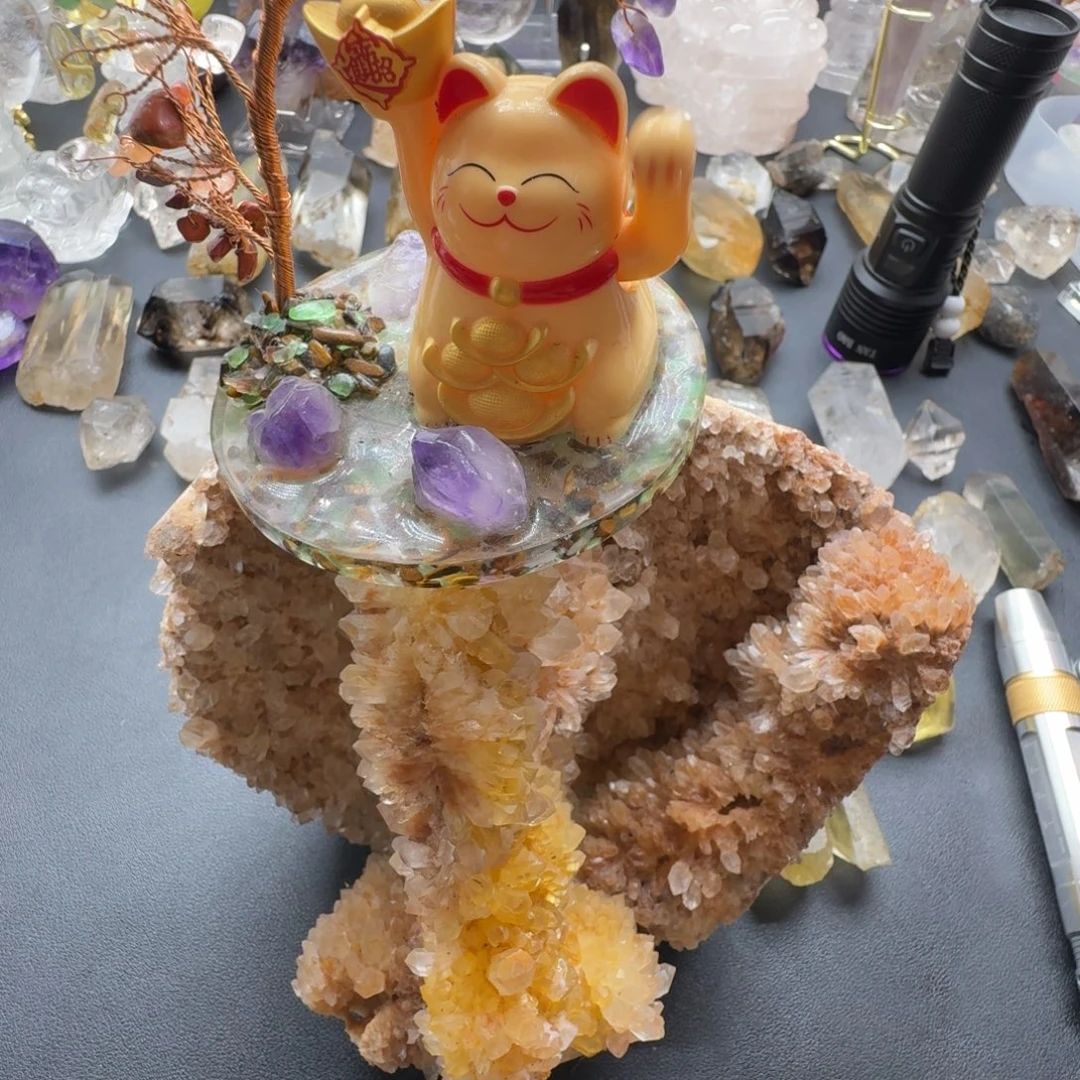 石材晶簇大摆件福利