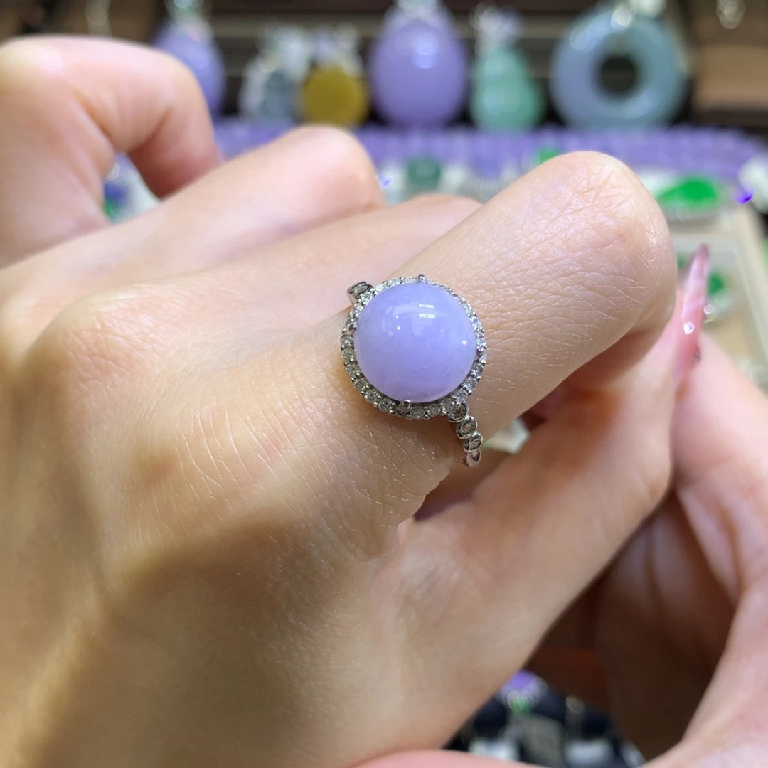 翡翠颈饰银S925镶嵌翡翠