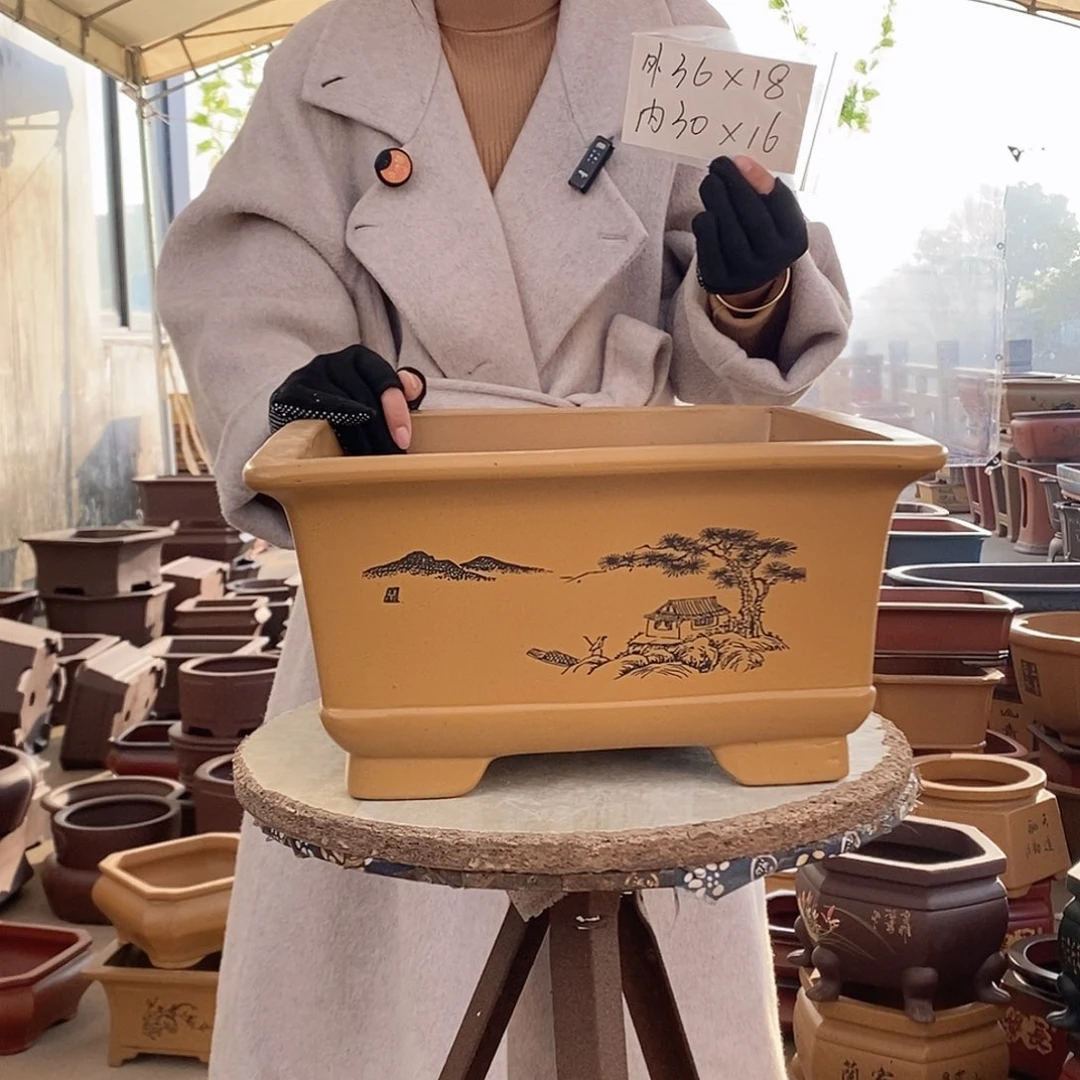 紫砂花盆紫砂花盆