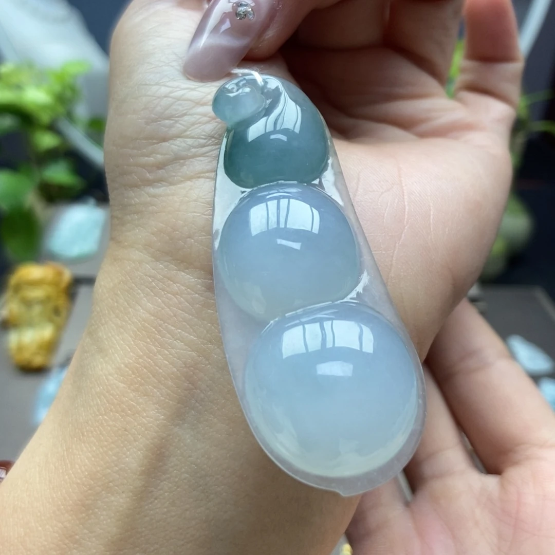 翡翠颈饰未镶嵌吊坠6