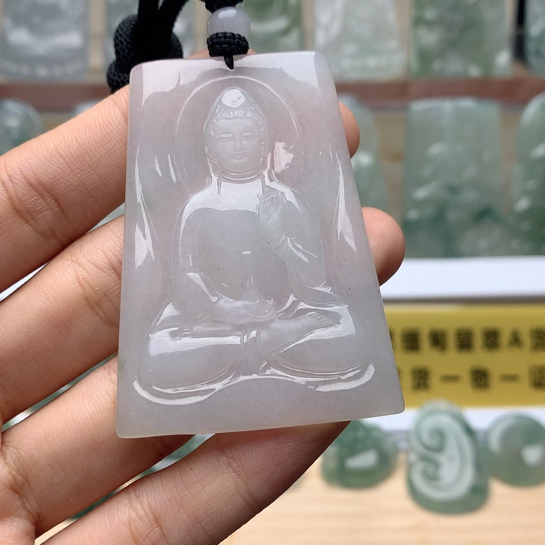 翡翠未镶嵌颈饰素衣