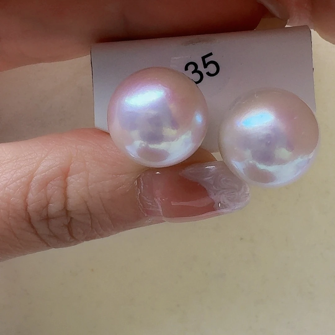 淡水珍珠耳饰18K金镶嵌暴***史