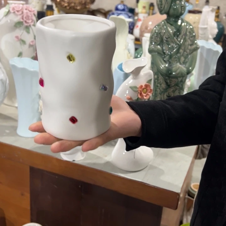 摆件高15口9公分微瑕捡漏