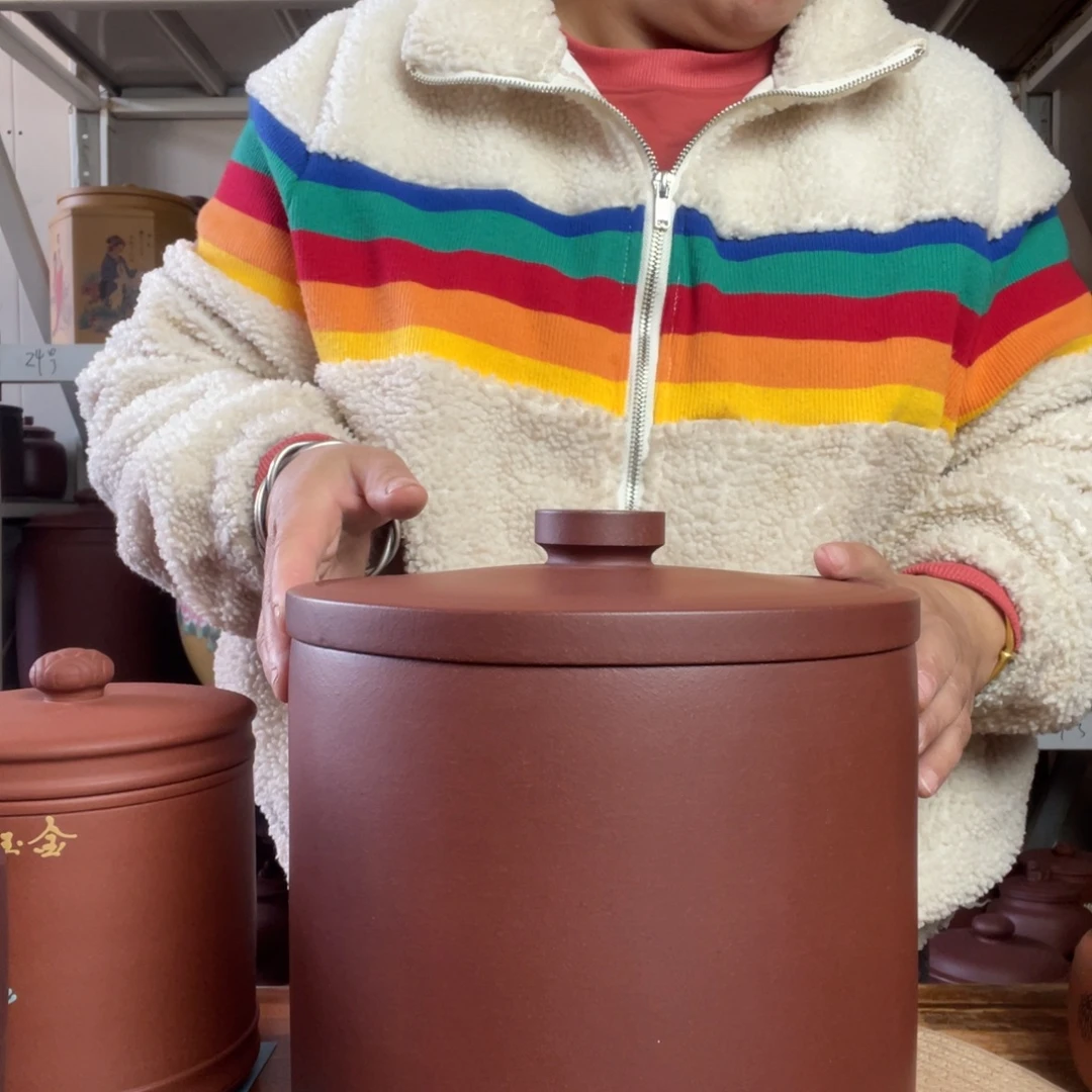 紫砂茶叶罐今天晚上