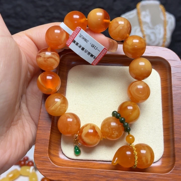 蜜蜡未镶嵌手链手串