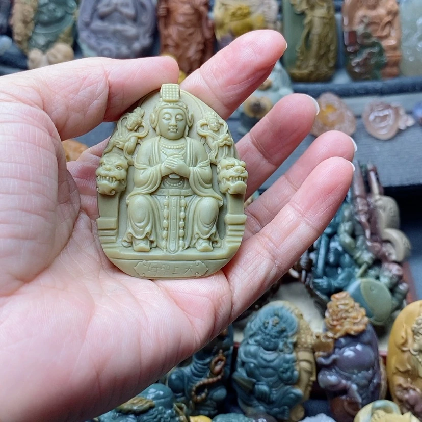 【闪购商品】定制石英质玉手把件未镶嵌