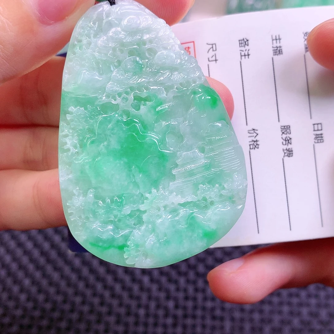 颈饰未镶嵌翡翠翡翠