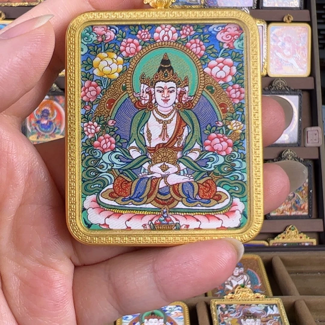 A****吊坠大日如来唐卡绘画