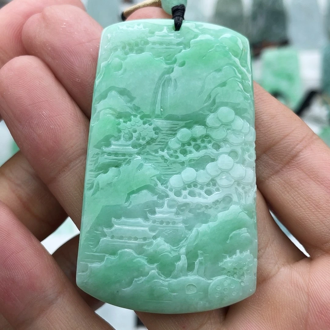 颈饰未镶嵌翡翠翡翠