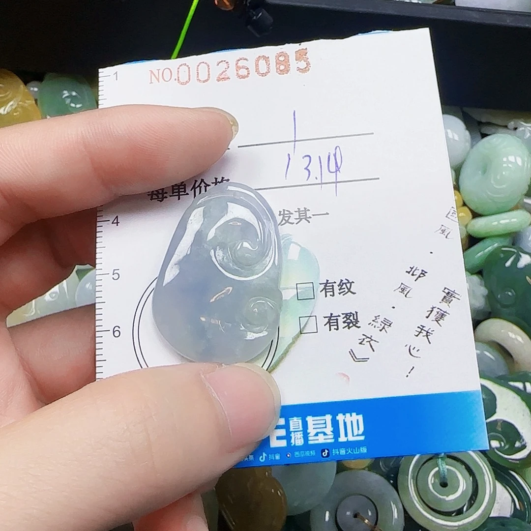 翡翠未镶嵌颈饰05