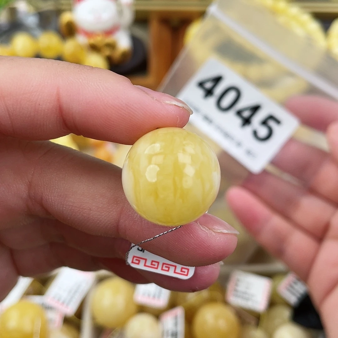 蜜蜡未镶嵌珠宝奇石粉18.5