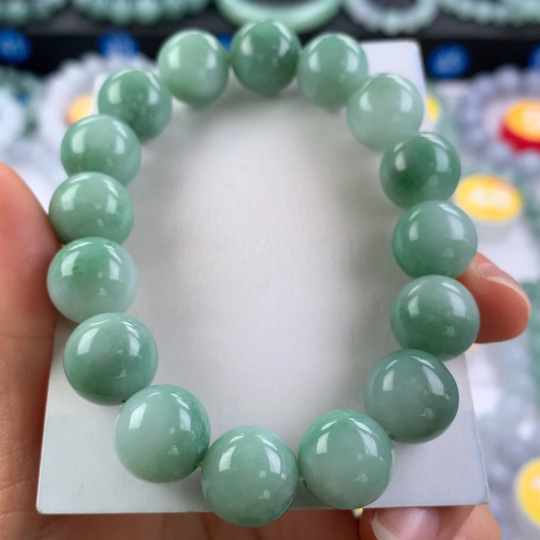 翡翠未镶嵌手链卡13