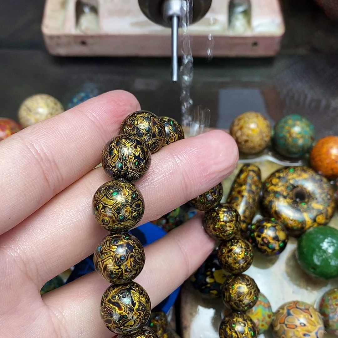 荔***哥非遗手工 大漆工艺规格1.2cm 16颗
