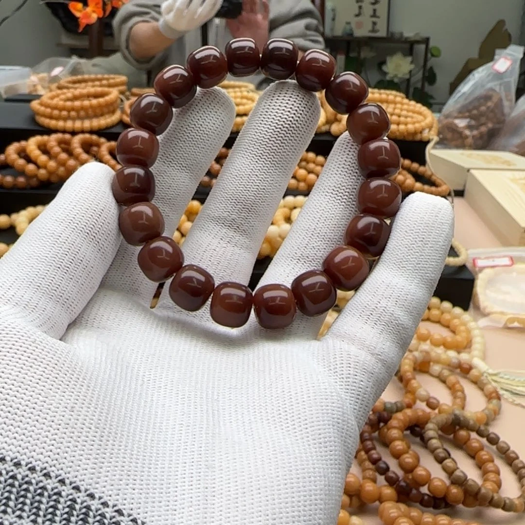 【闪购商品】菩提根/象牙果手串11.12。5年 鬼工 青衣