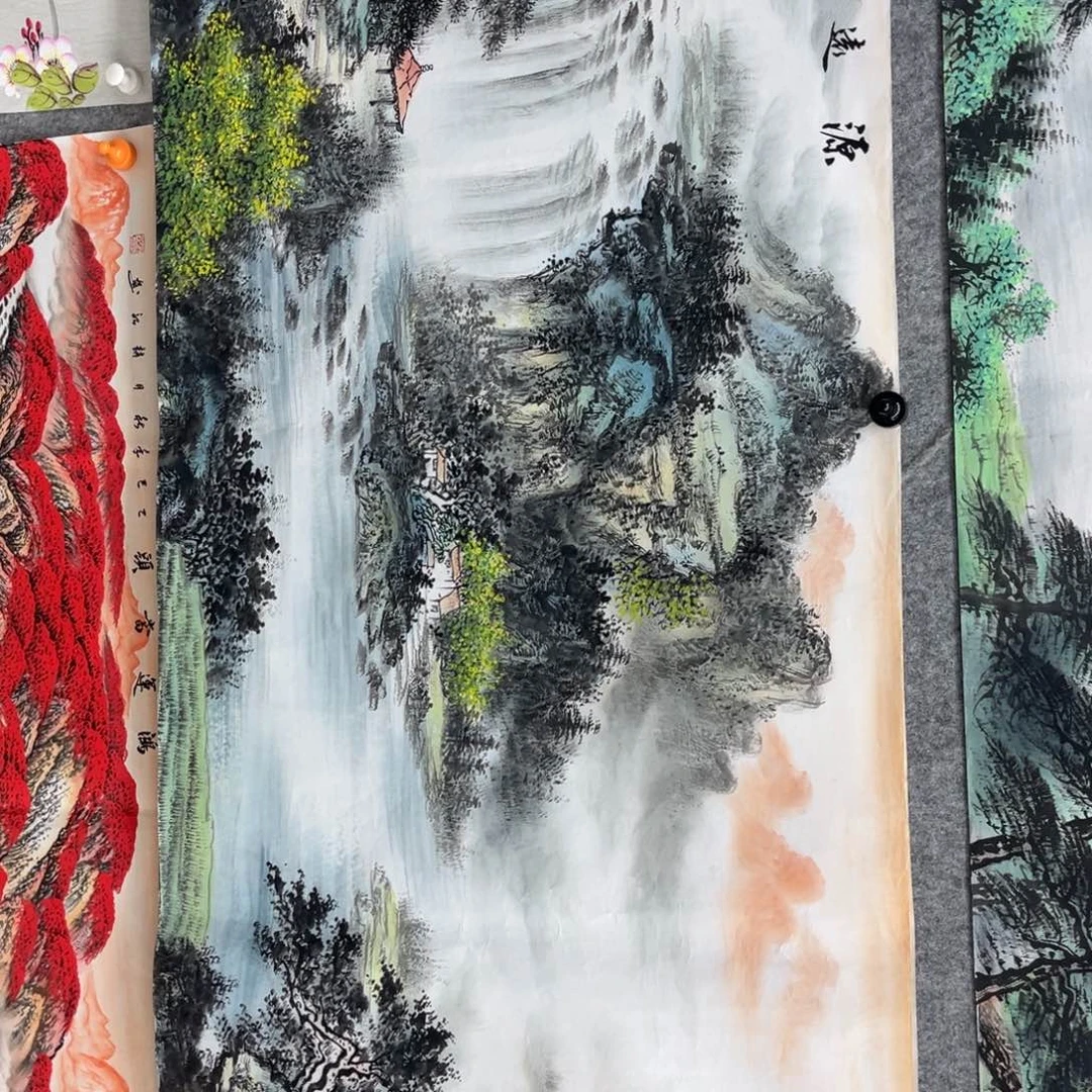 立***计国画明月的直播间666