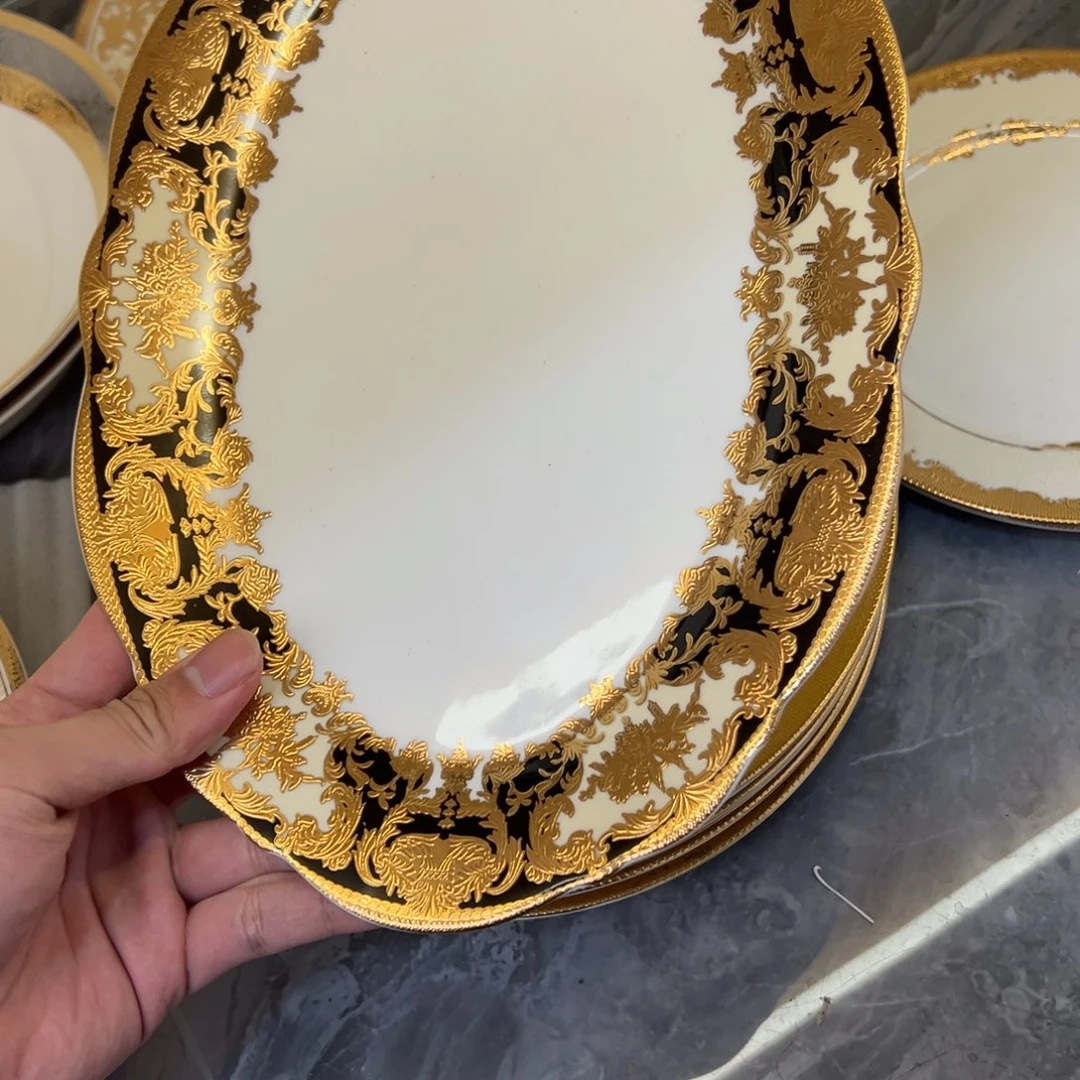 瓷片12寸鱼盘一个一单尾单