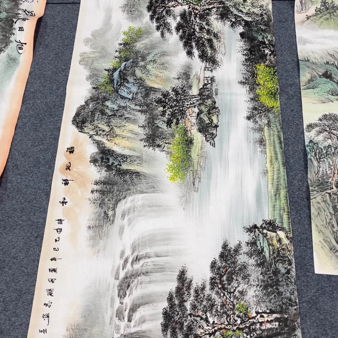国画宣纸手绘，手工作品