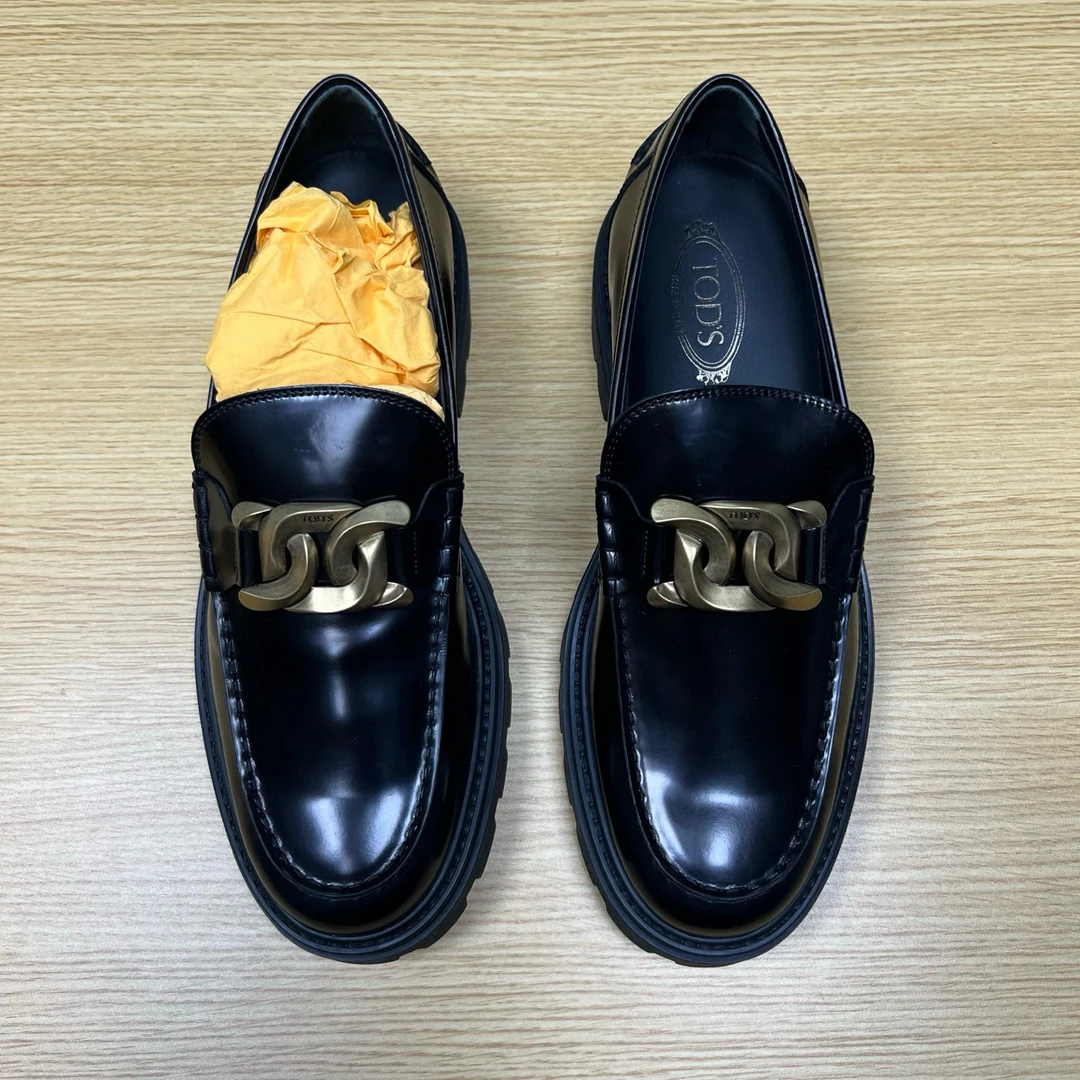 未使用 TOD’S/托德斯 男士休闲皮鞋/T5100