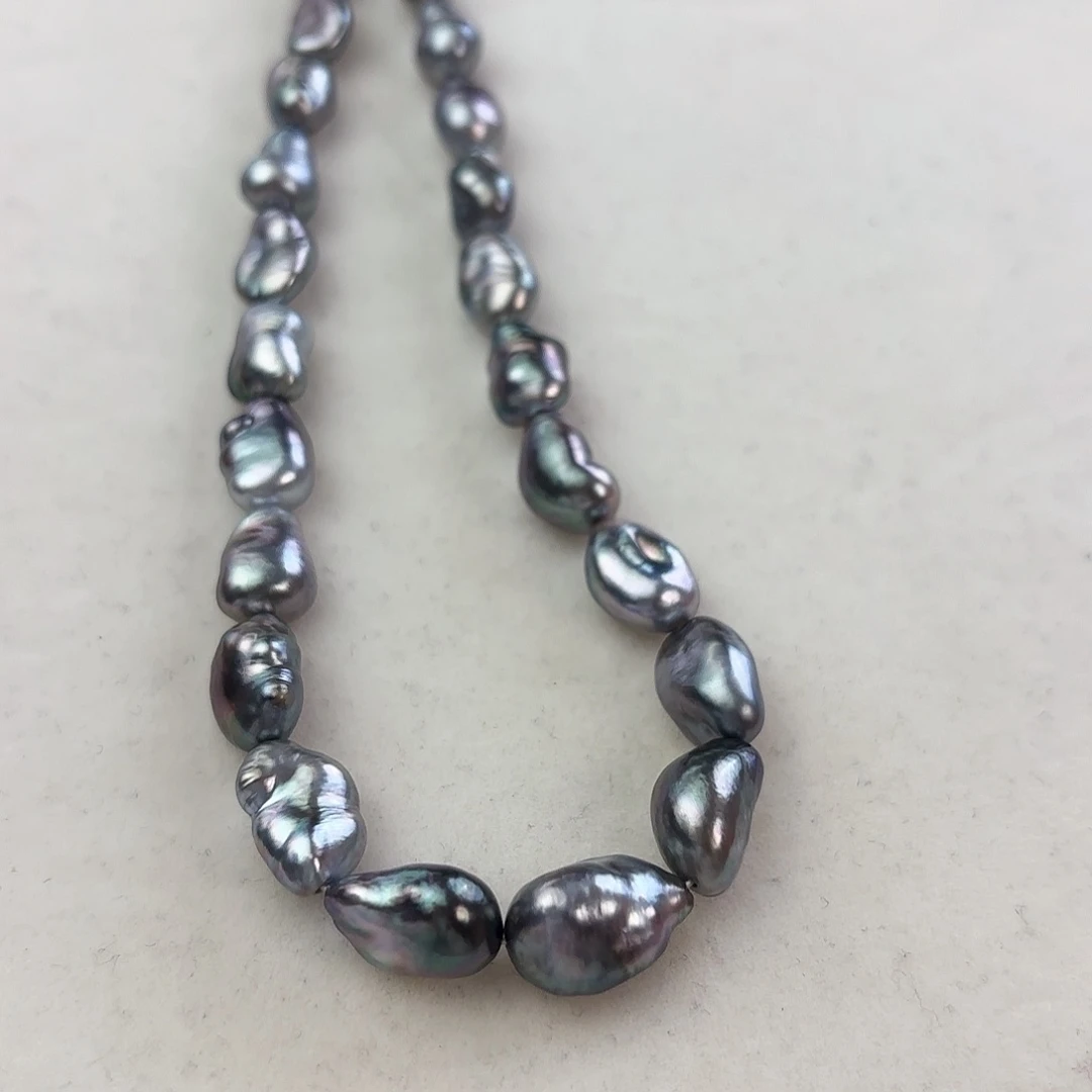 银S925镶嵌颈饰海水珍珠