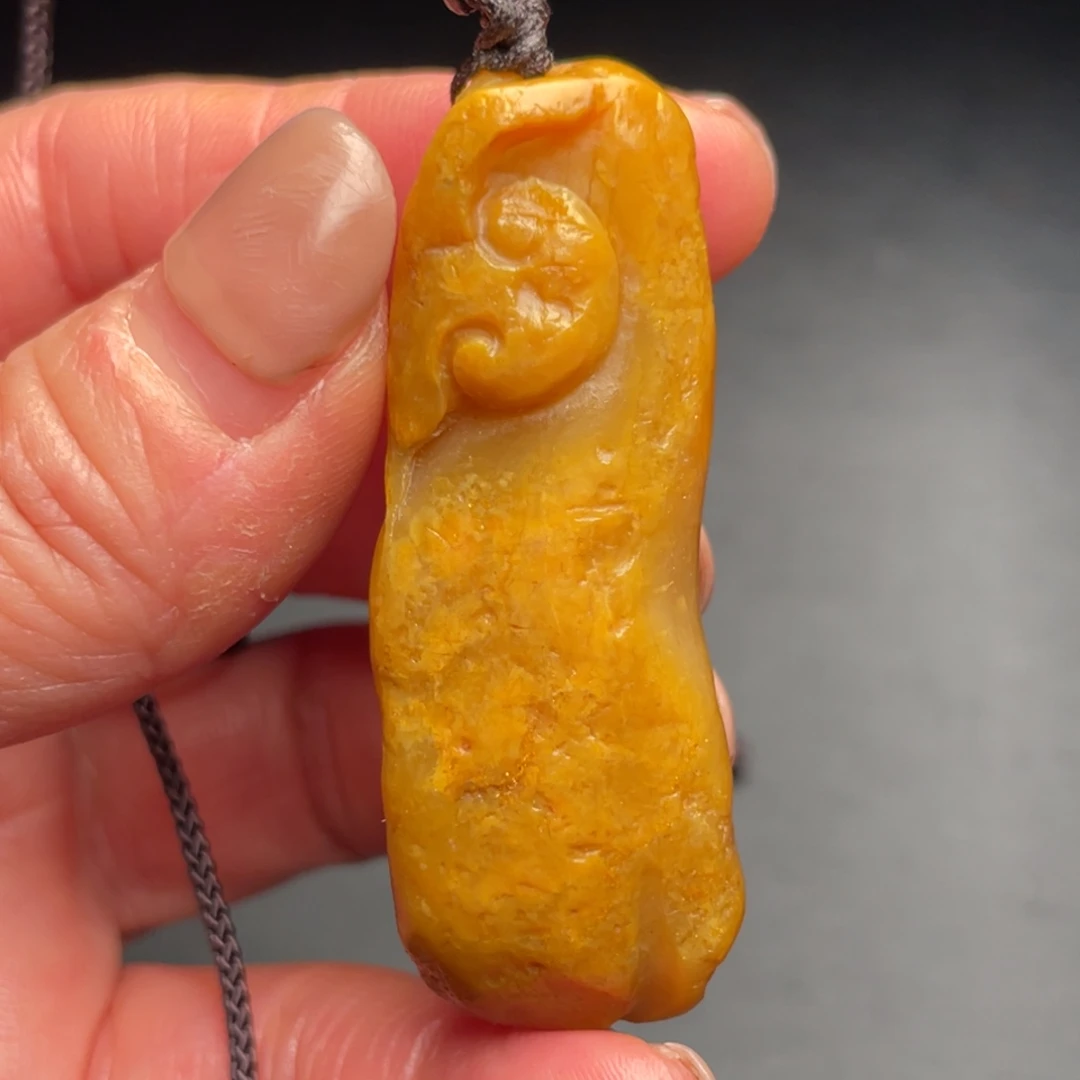 飞***鹰田黄石田黄石手把件挂件