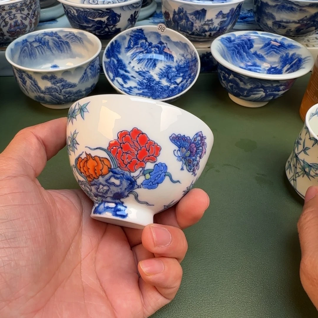 纯手工纯手绘茶具石头23