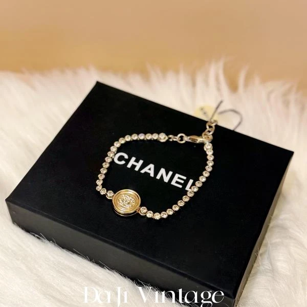 大吉中古/Chanel香奈儿金币双c满钻手链