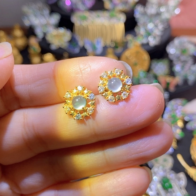 【闪购商品】银S925镶嵌挂件翡翠