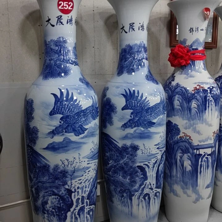 摆件手绘大展宏图2米一对