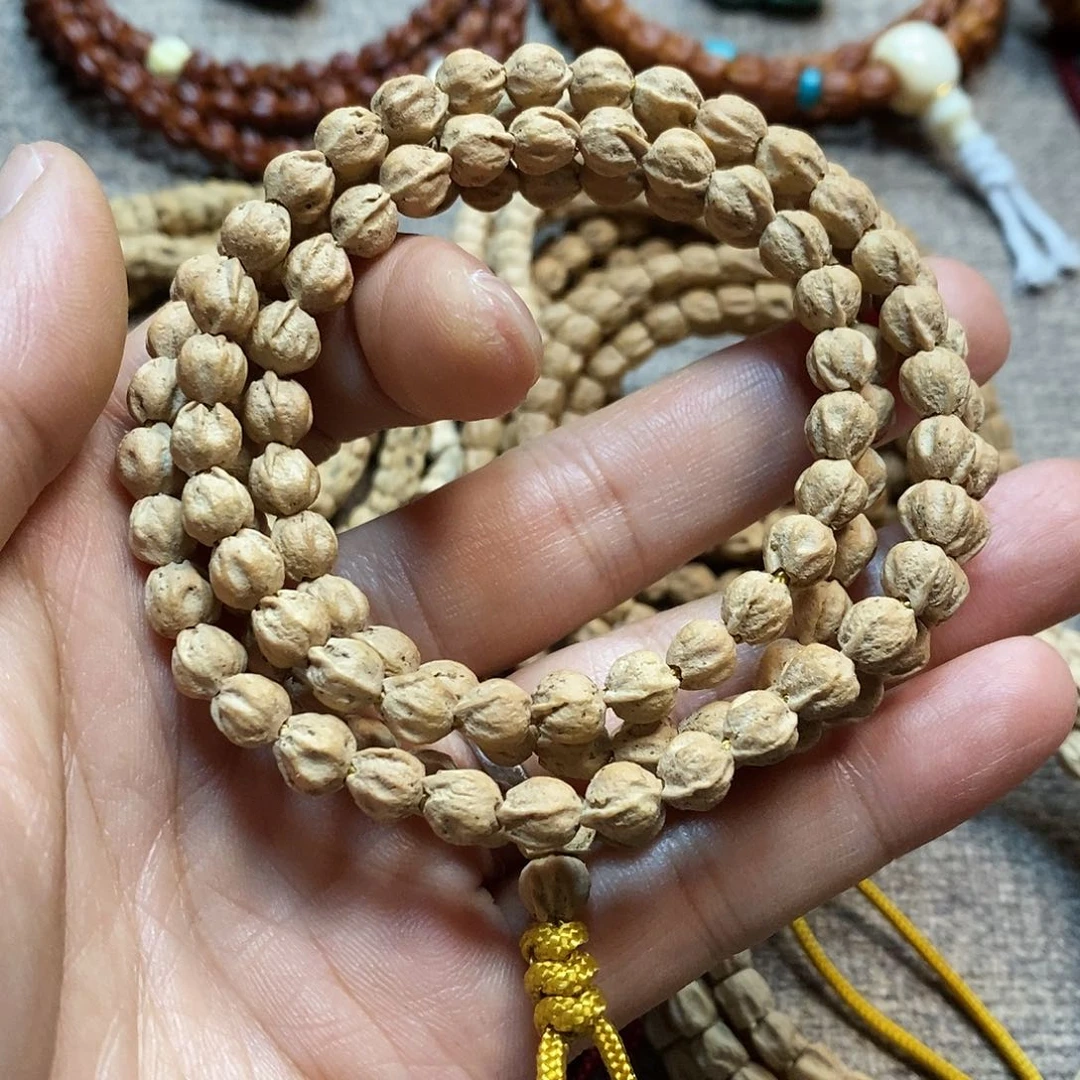 吊坠柏香籽/百香籽热振粉皮原桩莲花龙脊顺