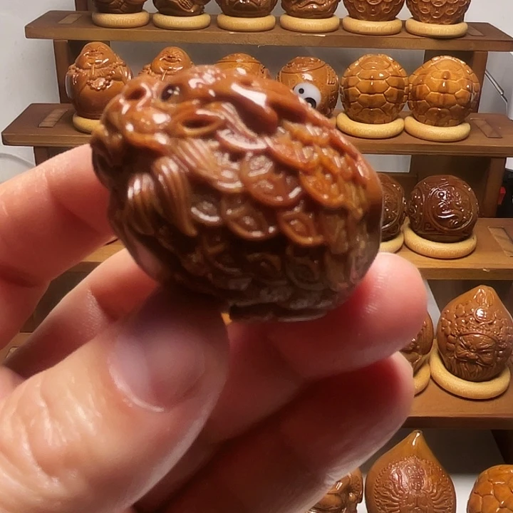 手串/手链橄榄核龙龟手把件