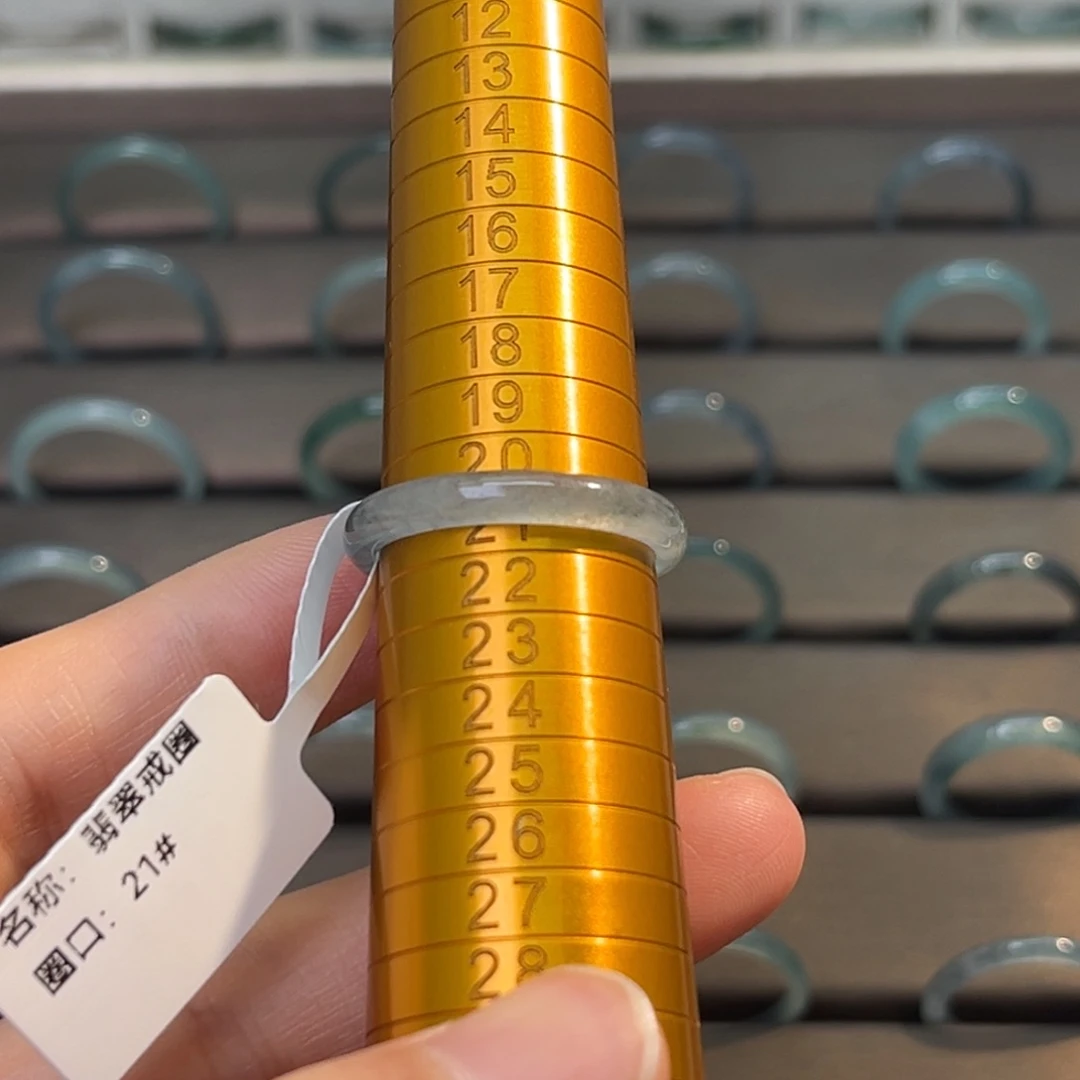 翡翠戒指未镶嵌天然翡翠A货戒圈素圈