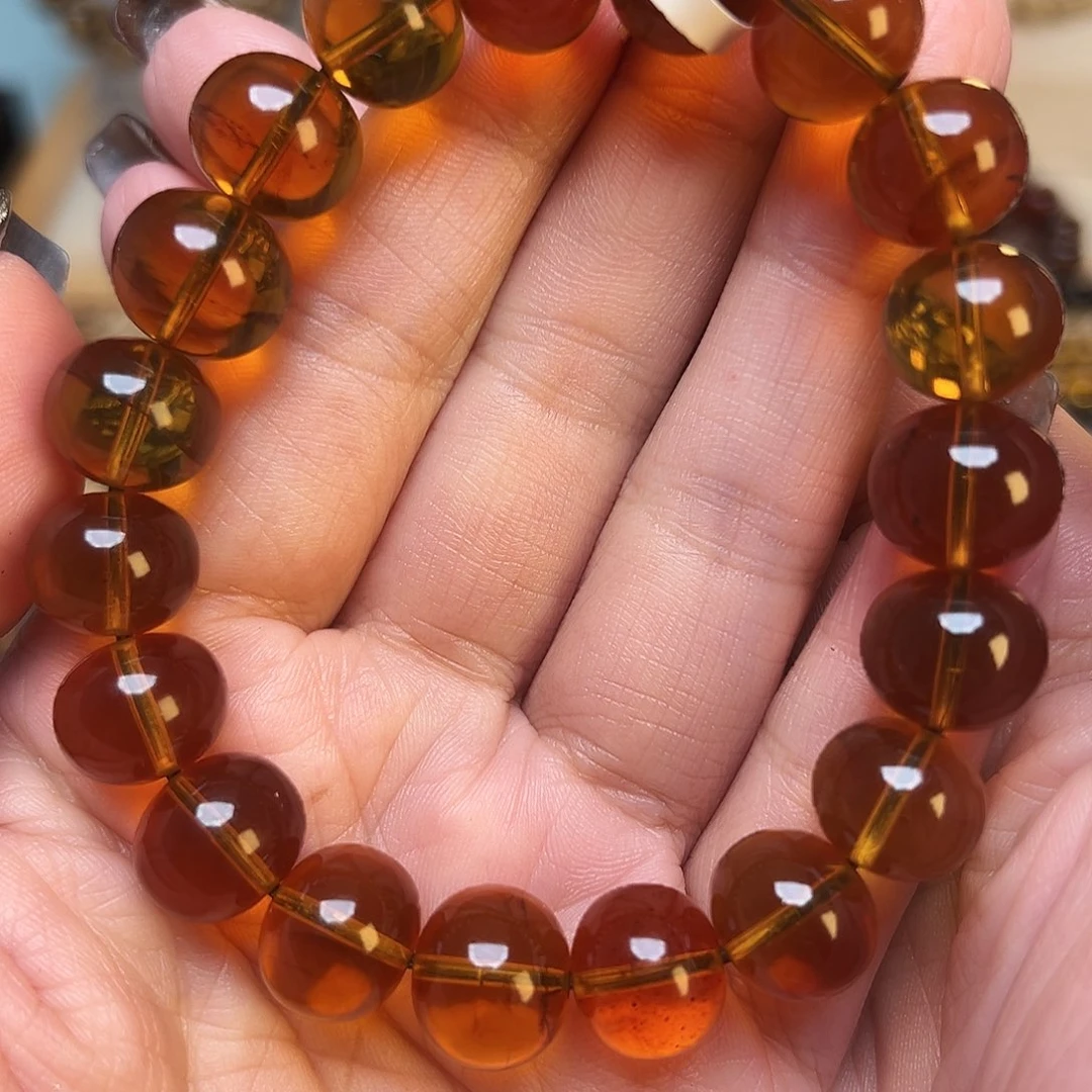 琥珀未镶嵌裸石抚顺琥珀10034十二