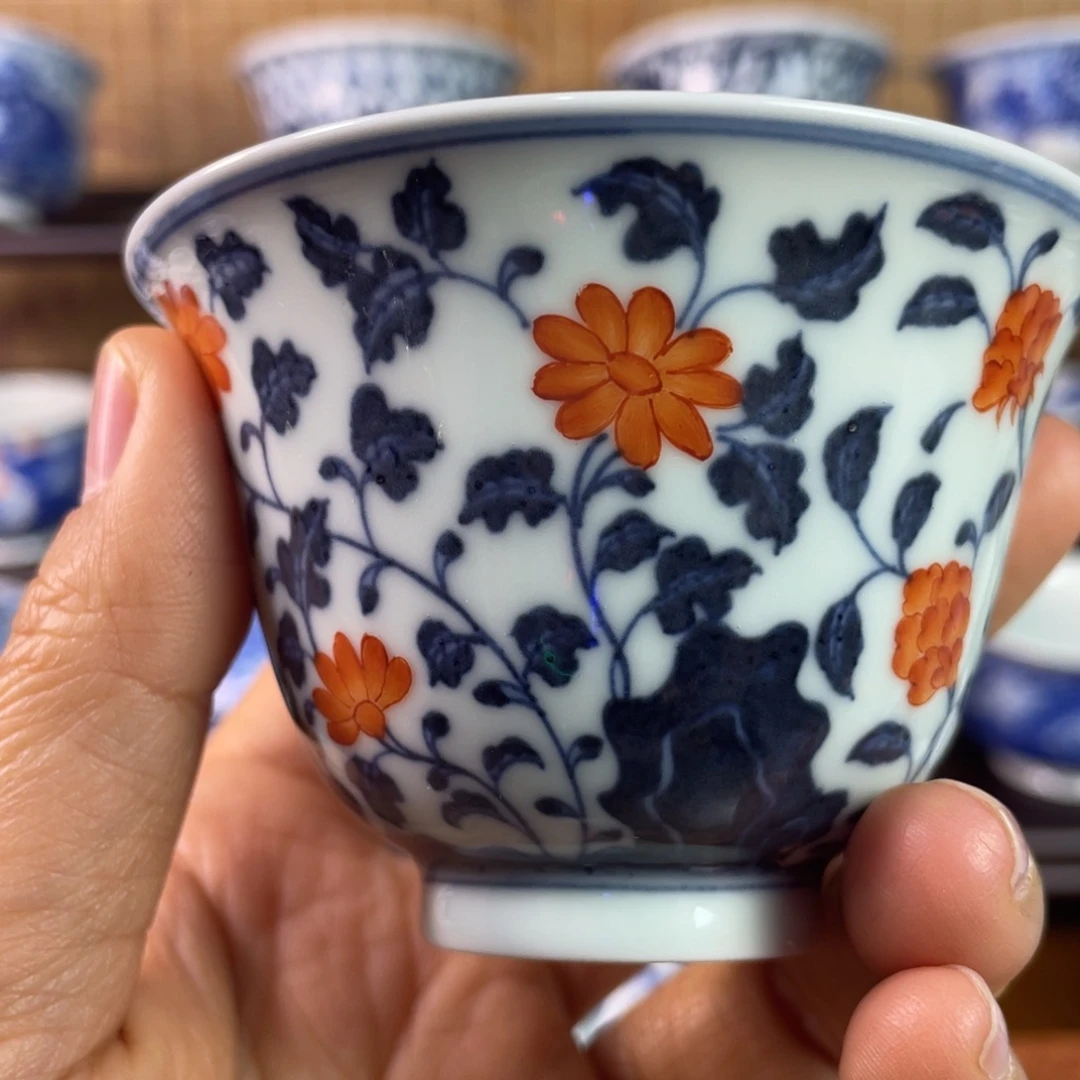 @****景德镇陶瓷艺术四季花瑕