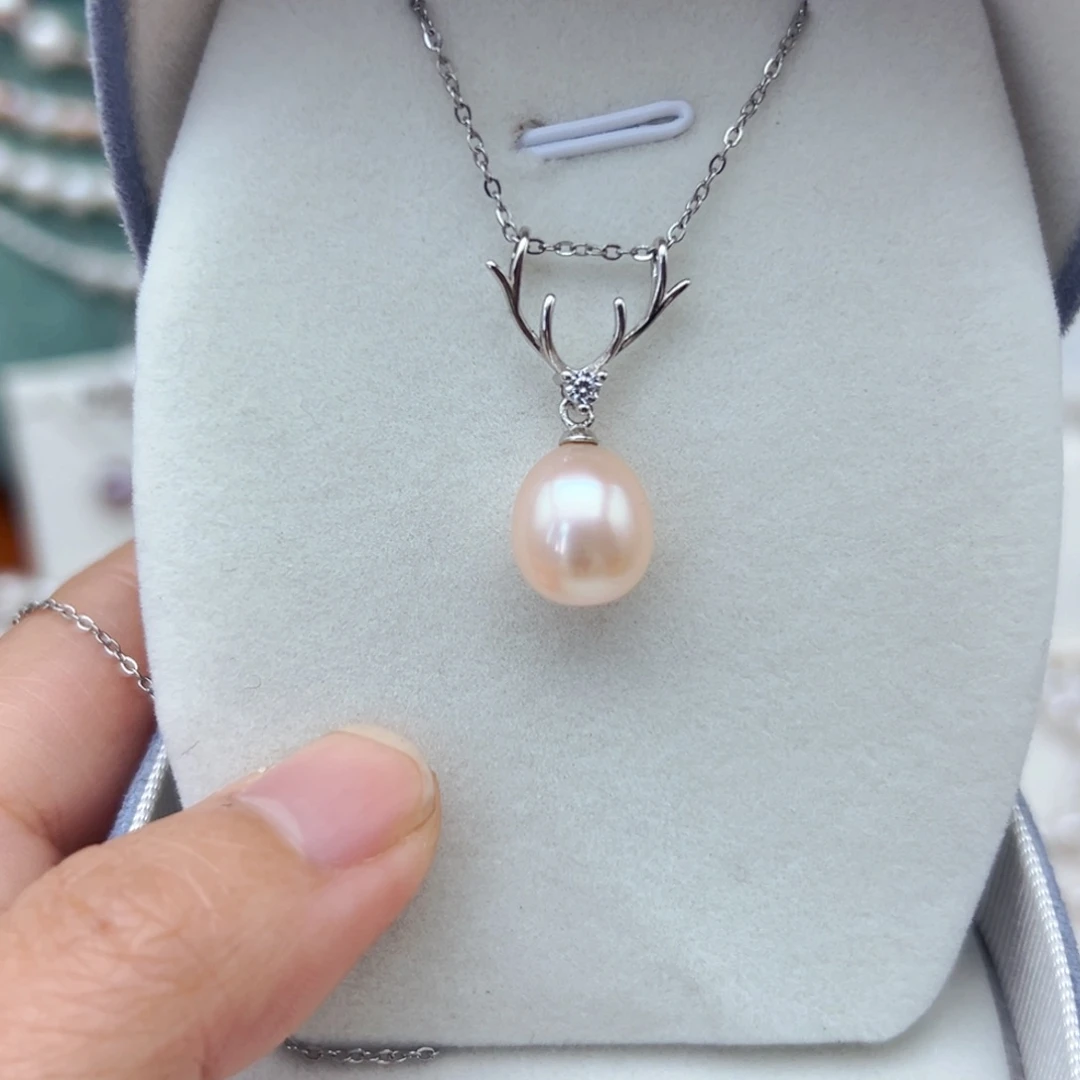 淡水珍珠珍珠银S925镶嵌