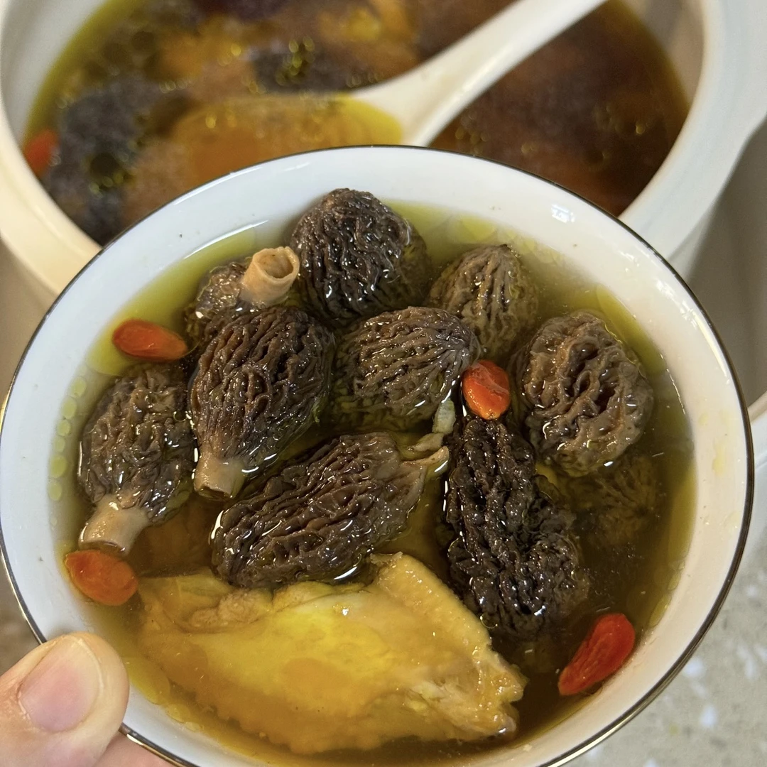 小号圆球羊肚菌 全剪脚 去泥去沙干干净净 煮粥煲汤 家用肉厚款