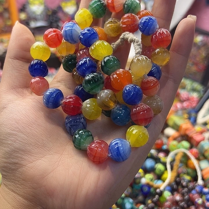 琉璃颈饰尼泊尔琉璃