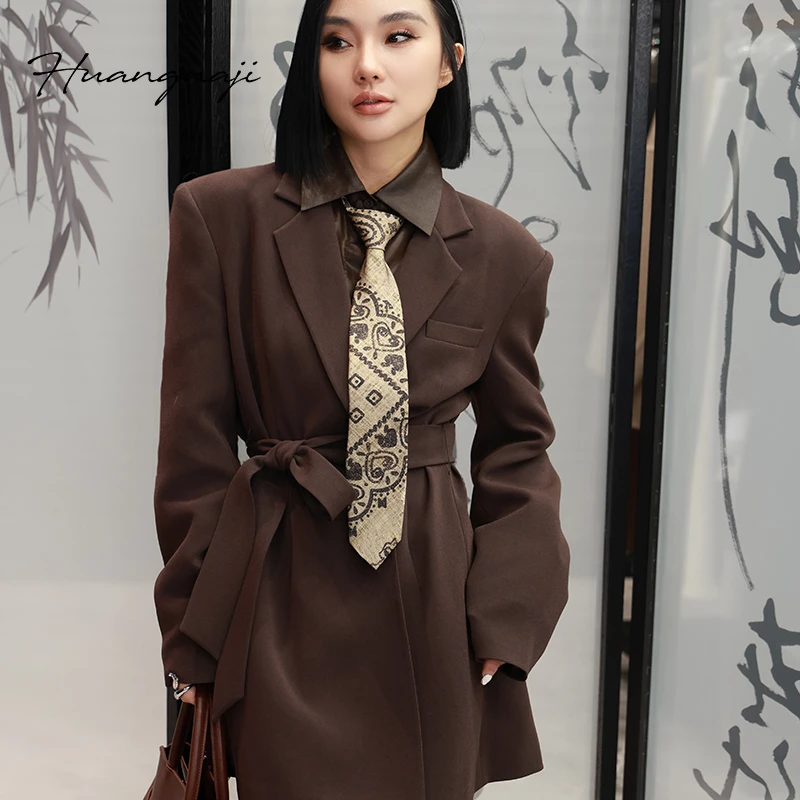 SARA【妙妙精选】咖色系早春款时尚气质套装0119/1152