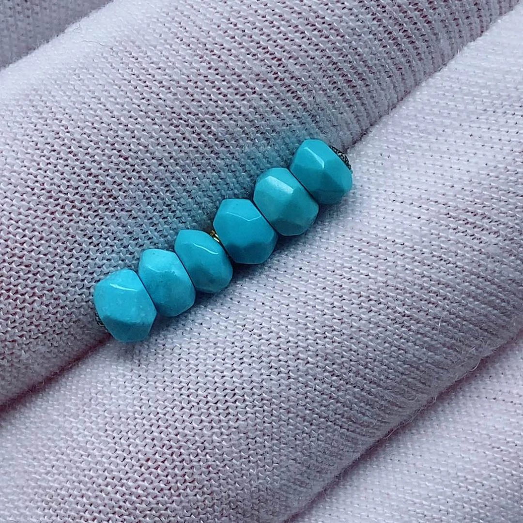 绿松石无相隔珠未镶嵌