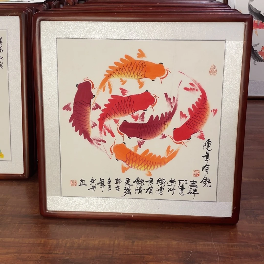 国画带框尺寸63*63厘米