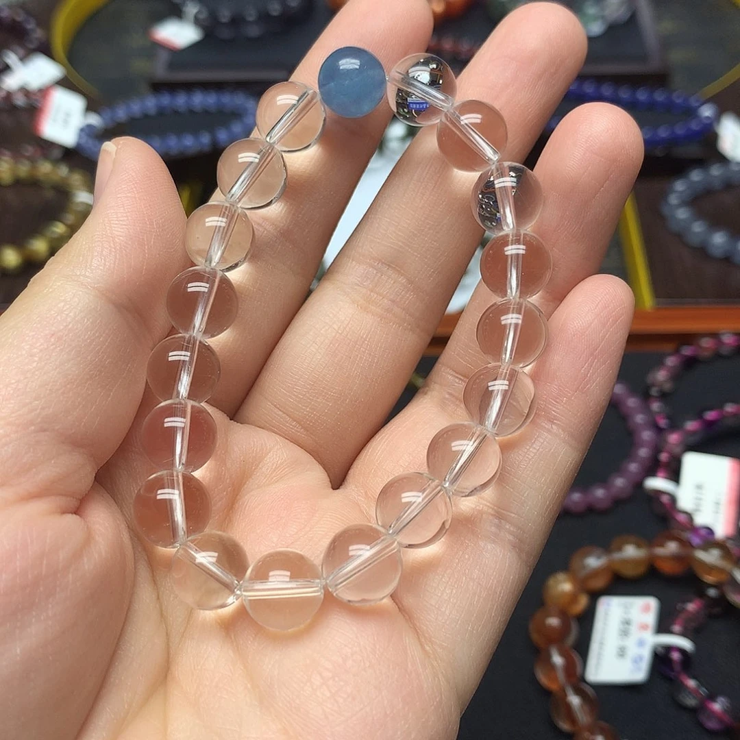 水晶手串未镶嵌圆**.手链