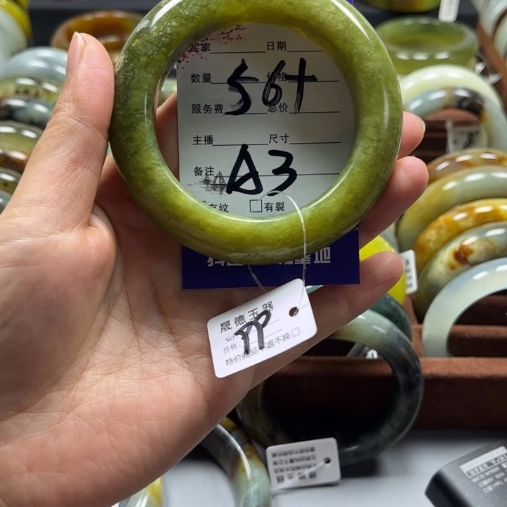 蛇纹石玉手镯未镶嵌