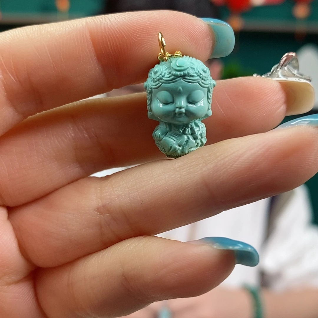 绿松石珠宝奇石未镶嵌