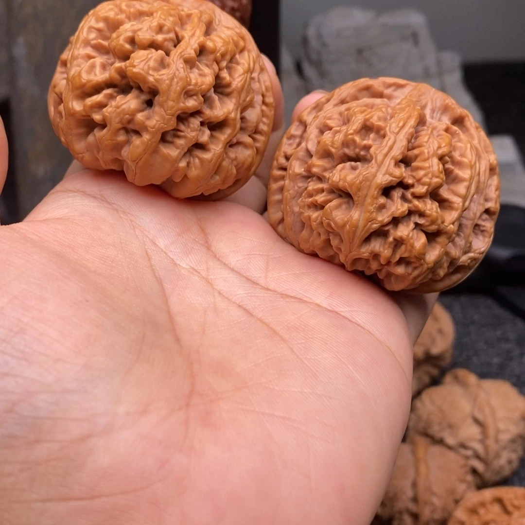 文玩核桃把件47大粗筋