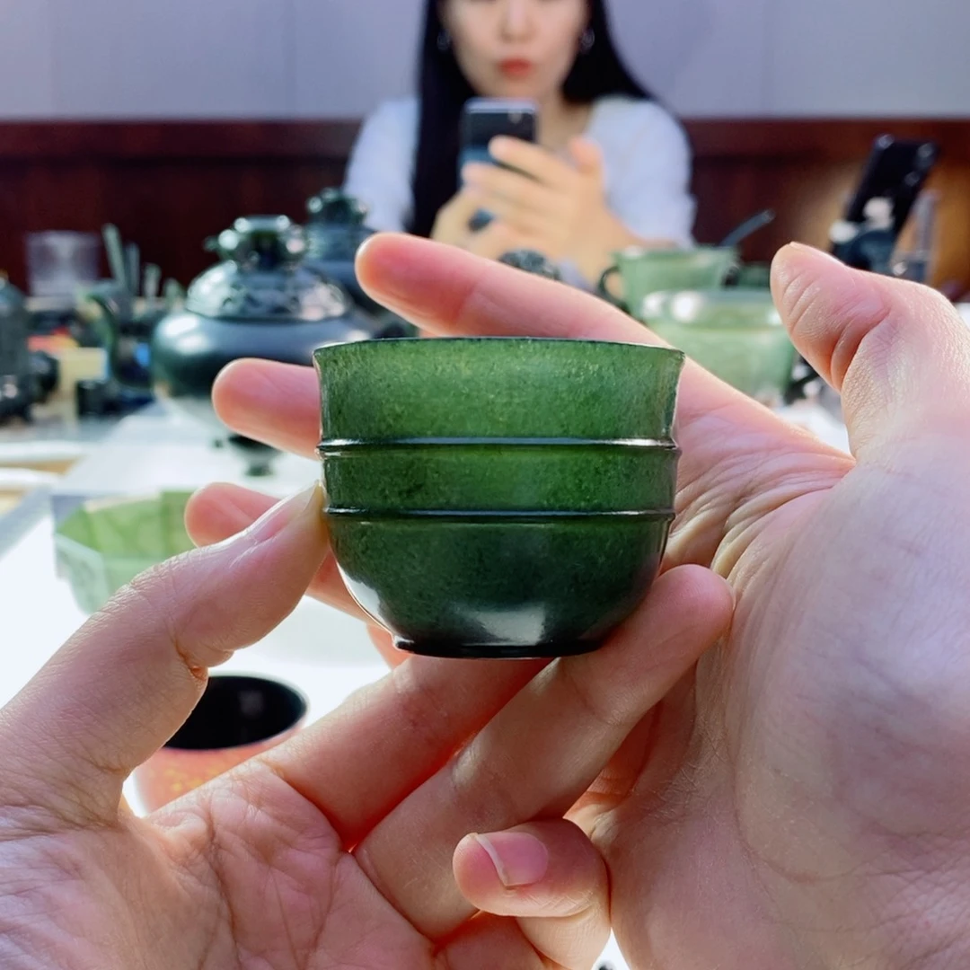 未镶嵌和田玉（青玉）摆件