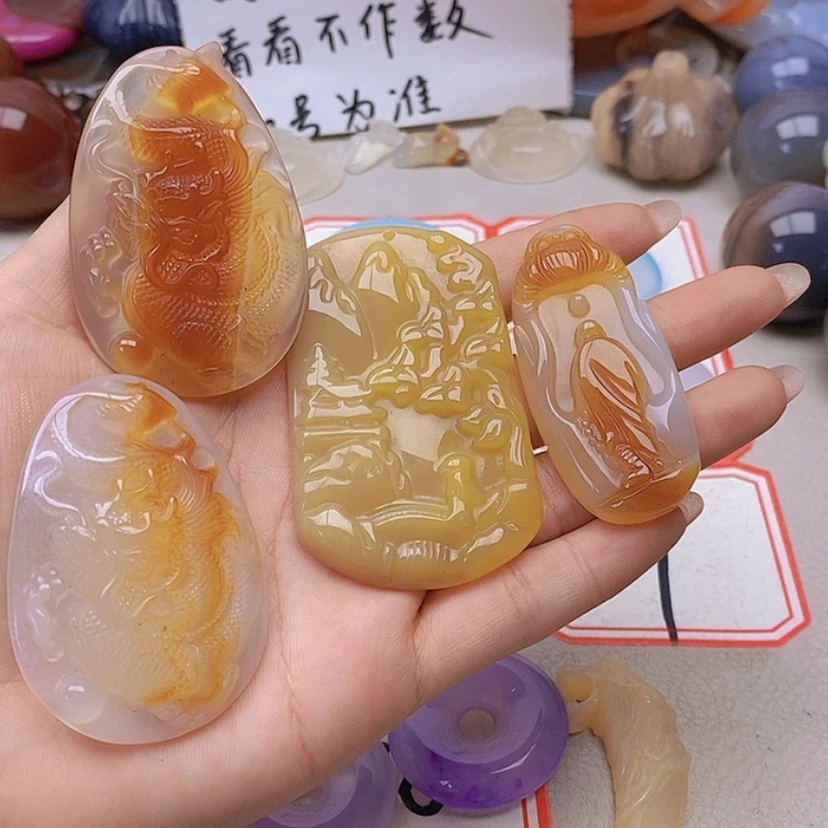 【闪购商品】未镶嵌玛瑙/玉髓珠宝半成品6****6
