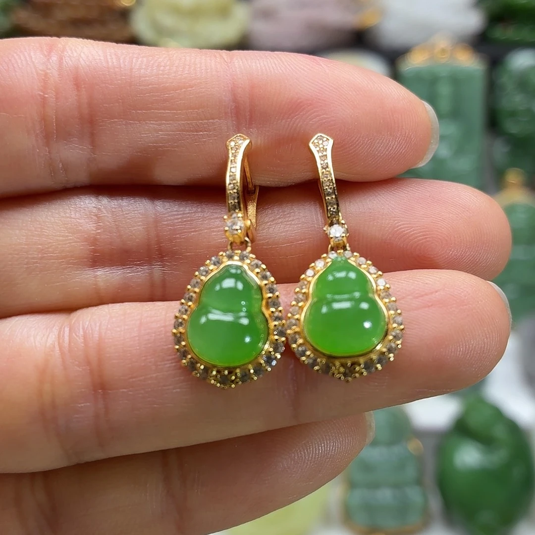 和田玉银S925镶嵌颈饰精品