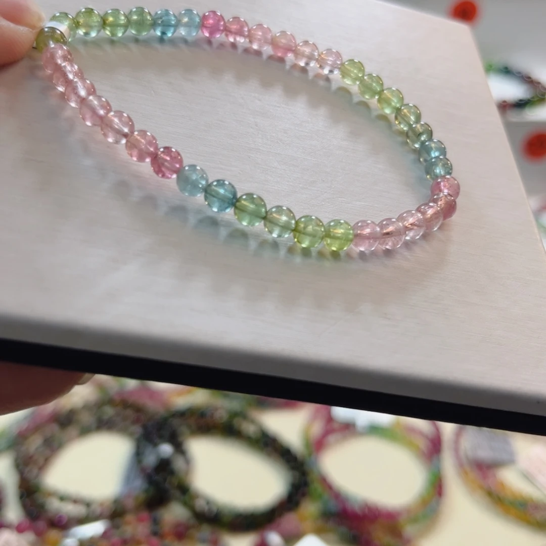 碧玺手串未镶嵌碧玺