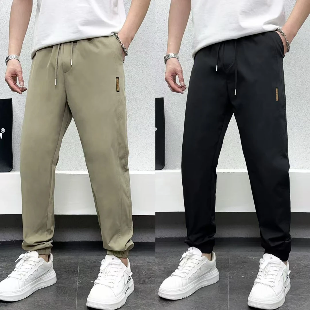 2025夏季新款男士束脚卫裤时尚百搭休闲裤9189