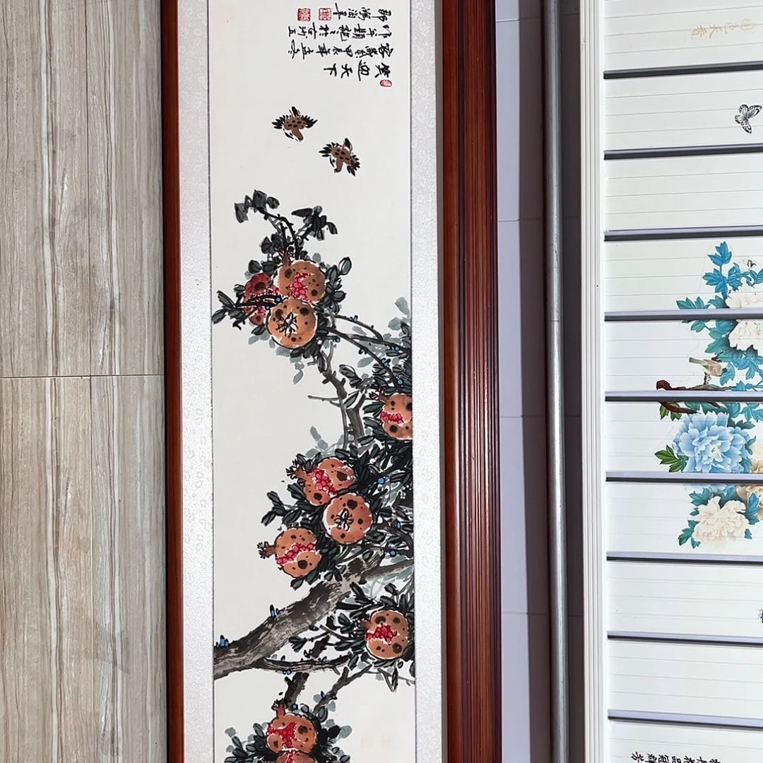 国画带框尺寸带框尺163×48