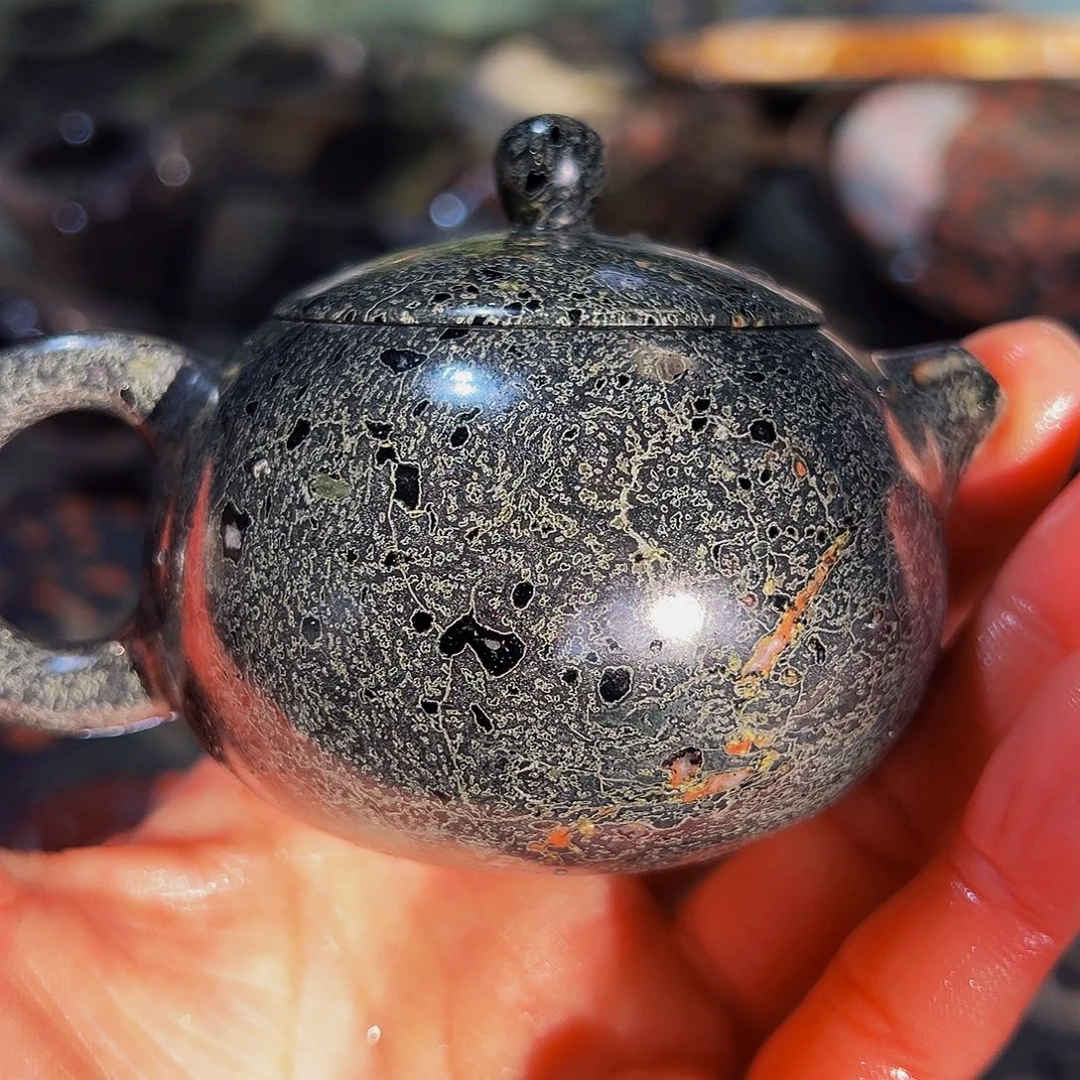 梅花玉鱼缸石茶周边微瑕不退不换